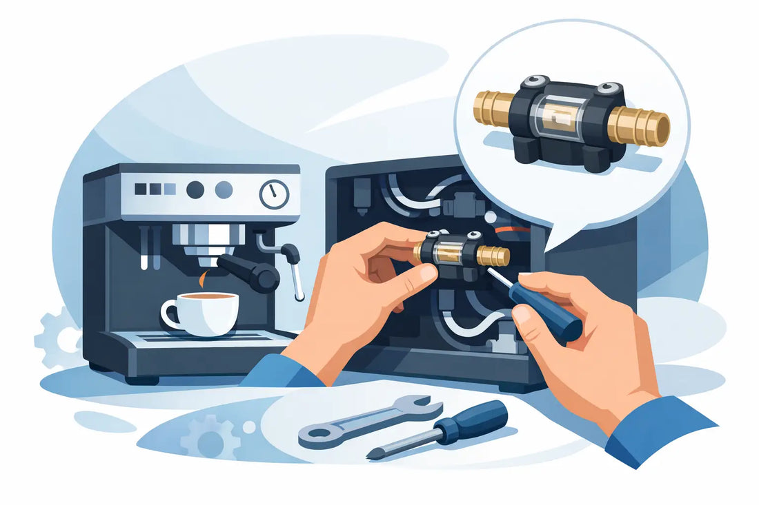 Când schimbi debitmetrul la espressor