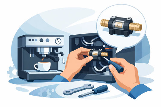 Când schimbi debitmetrul la espressor