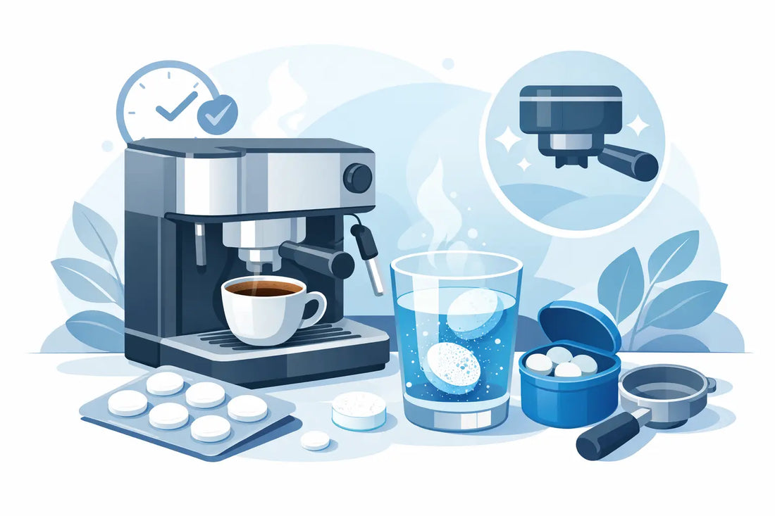 Când și cum folosești tablete curatare espressor