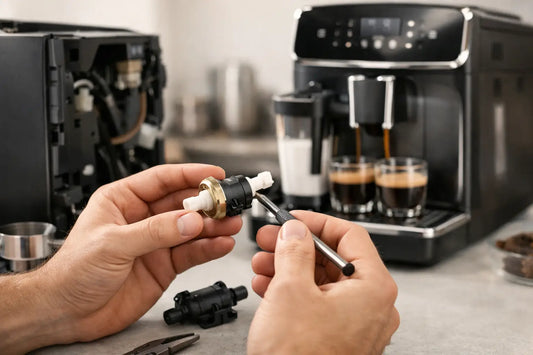 Cum schimbi debitmetrul espressorului automat