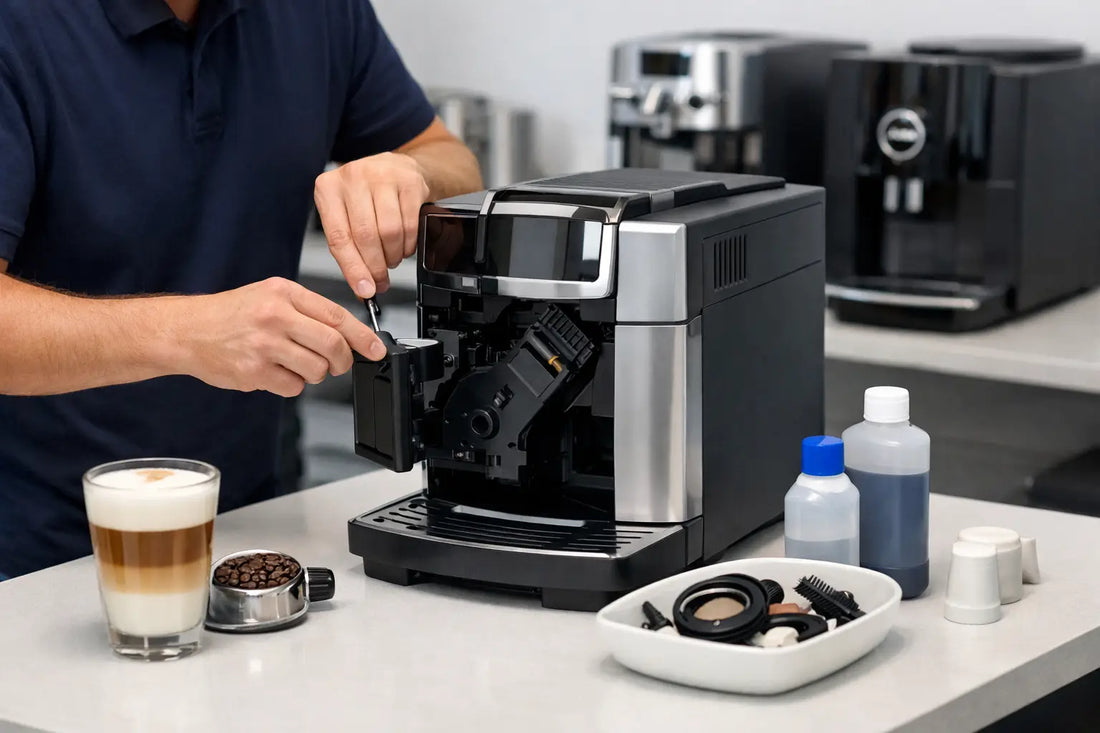 Service espressor automat: când merită și ce implică