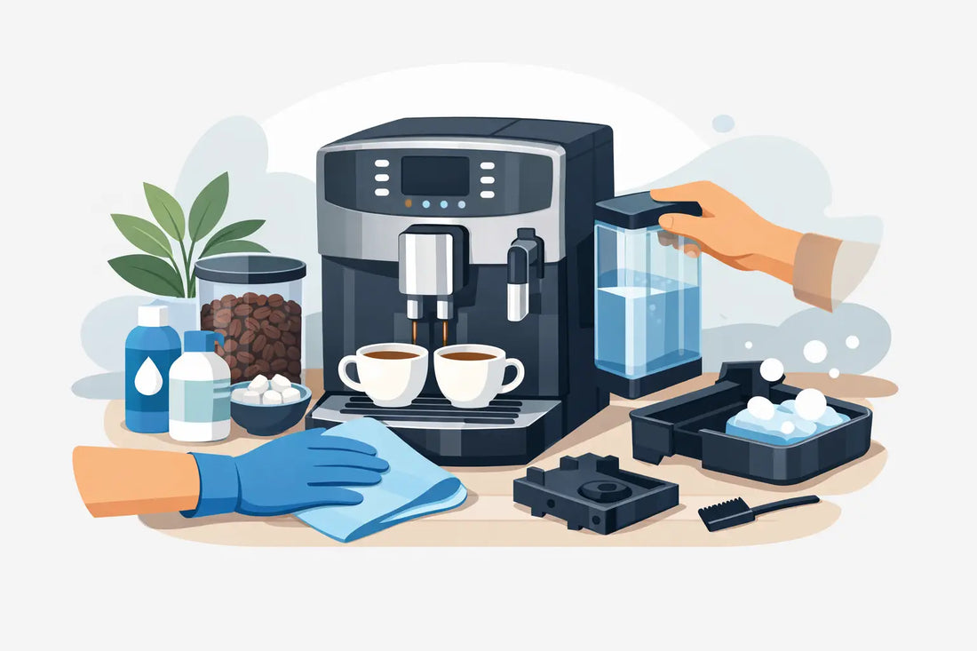 Cum cureți corect un espressor automat