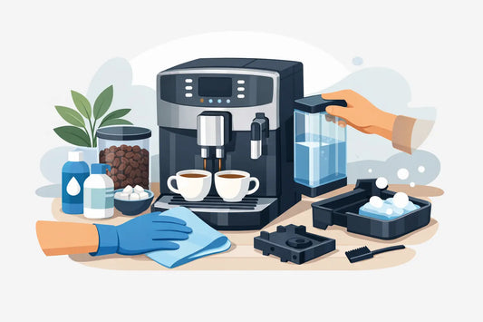 Cum cureți corect un espressor automat