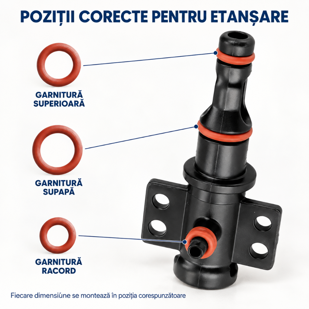 Kit Garnituri O-ring + Vaselina Siliconica pentru Espressoare Philips, Saeco si Gaggia