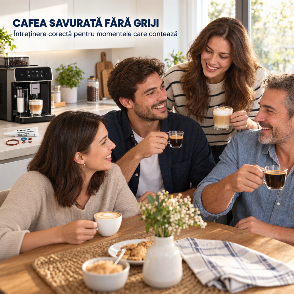 Kit Garnituri O-ring + Vaselina Siliconica pentru Espressoare Philips, Saeco si Gaggia