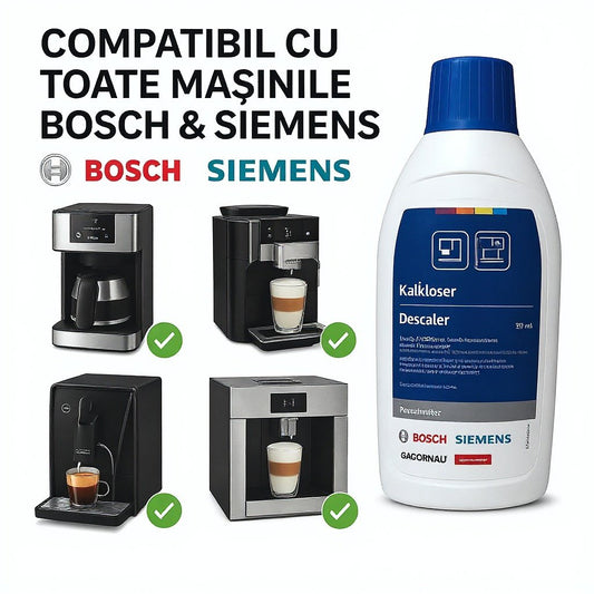 Bosch Siemens Solutie Decalcifiere 500ml - 5 Cicluri