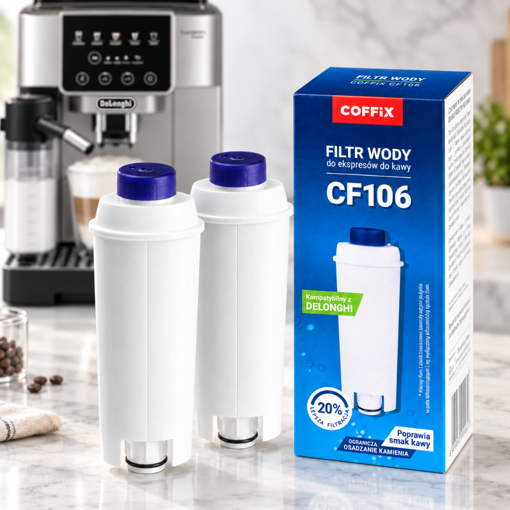 Set 2 Filtre de Apă  DeLonghi CF106 Compatibile – 50 L x2