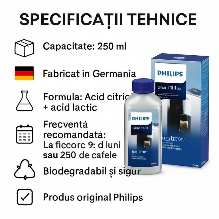 Solutie Decalcifiere Philips CA6700-10 (250ml)