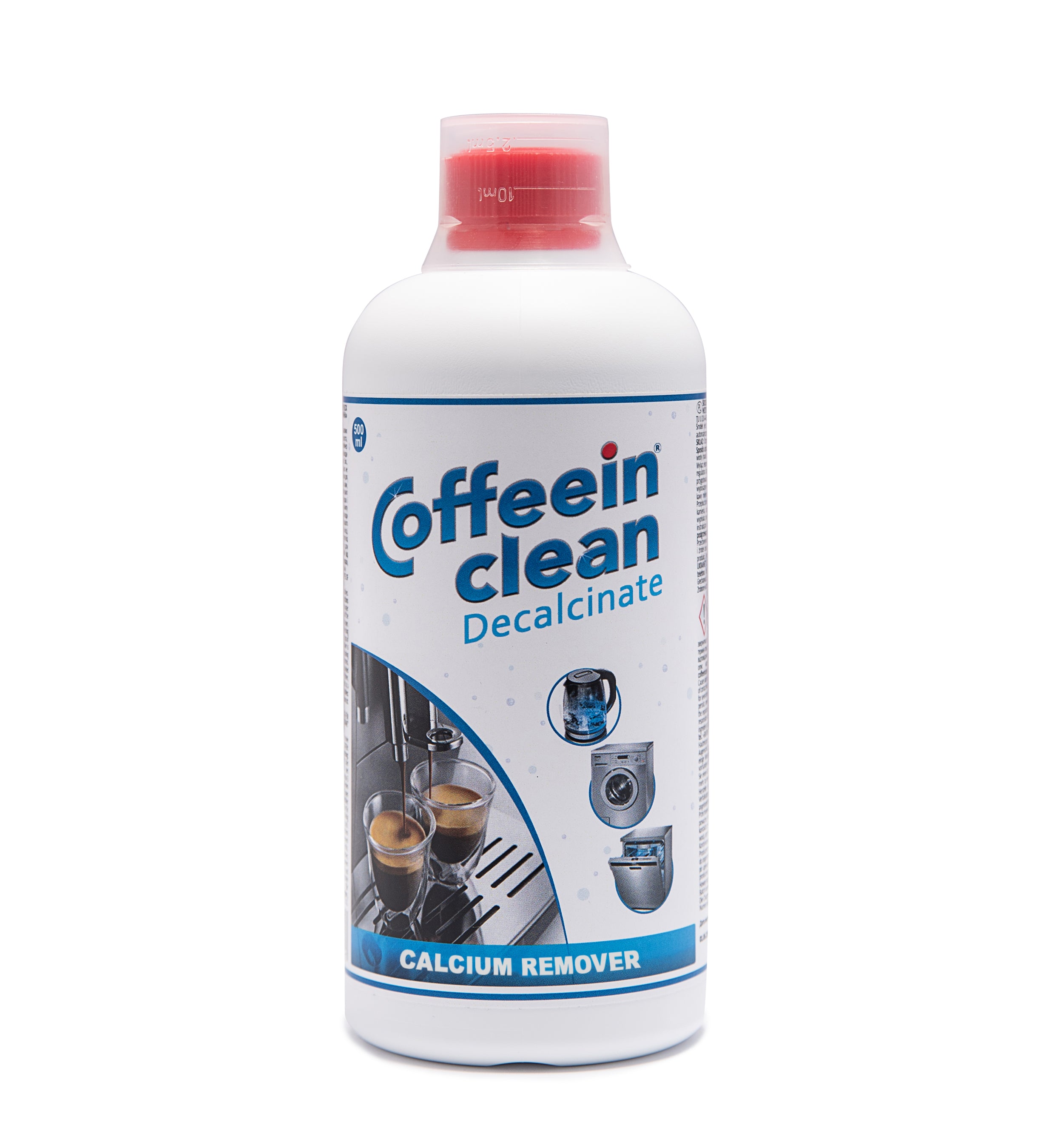 Solutie Decalcifiere Universala 500ml - 4 Cicluri | DeLonghi, Philips, Krups, Saeco, Jura