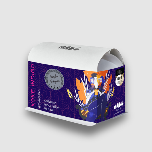 Koke Indigo, Ethiopia (Carbonic Maceration Natural) Cafea de Specialitate