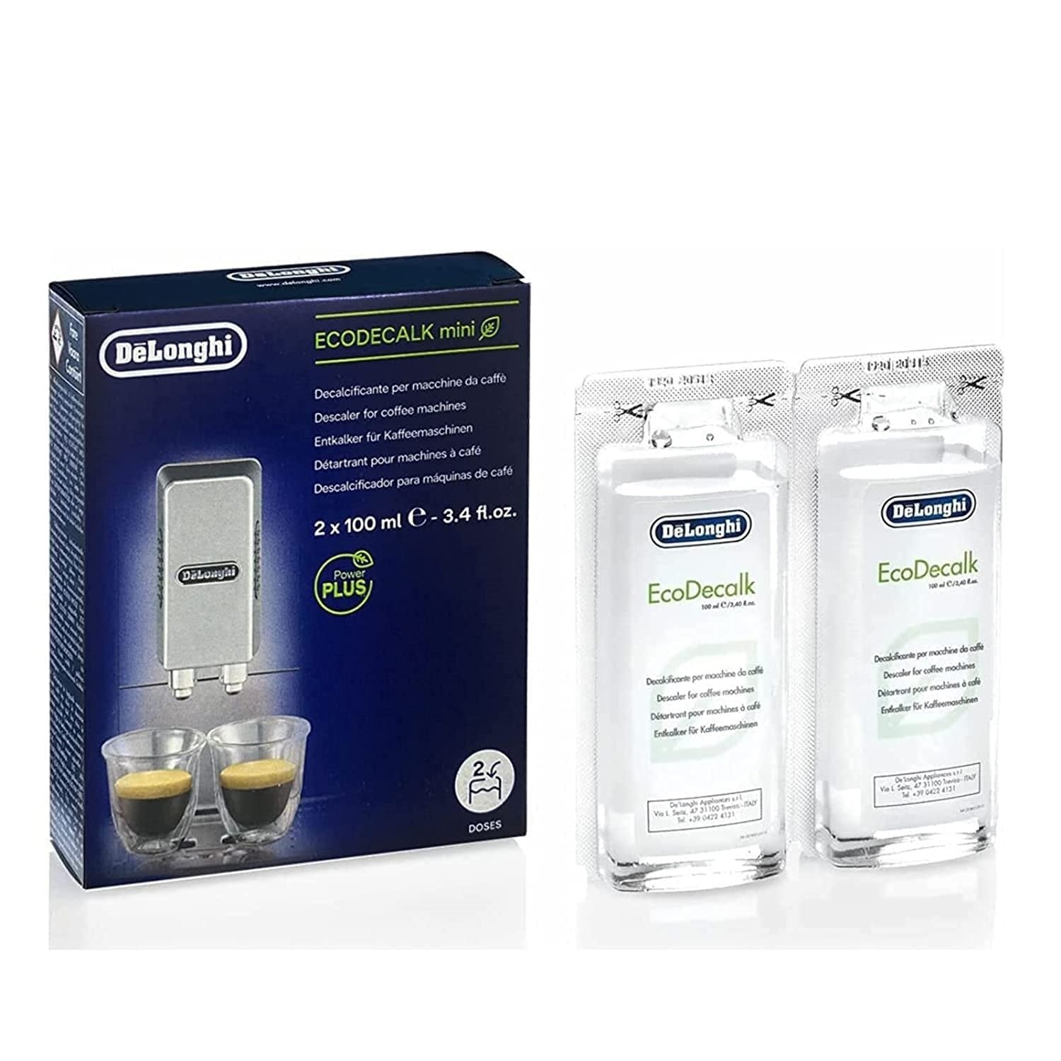 Solutie curatare calcar Delonghi — 2 cicluri (original)